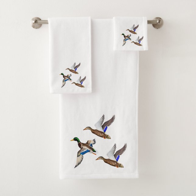 Mallard Ducks Badhandtuch Set (Insitu)