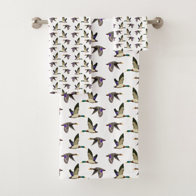Mallard Ducks Badhandtuch Set (Insitu)