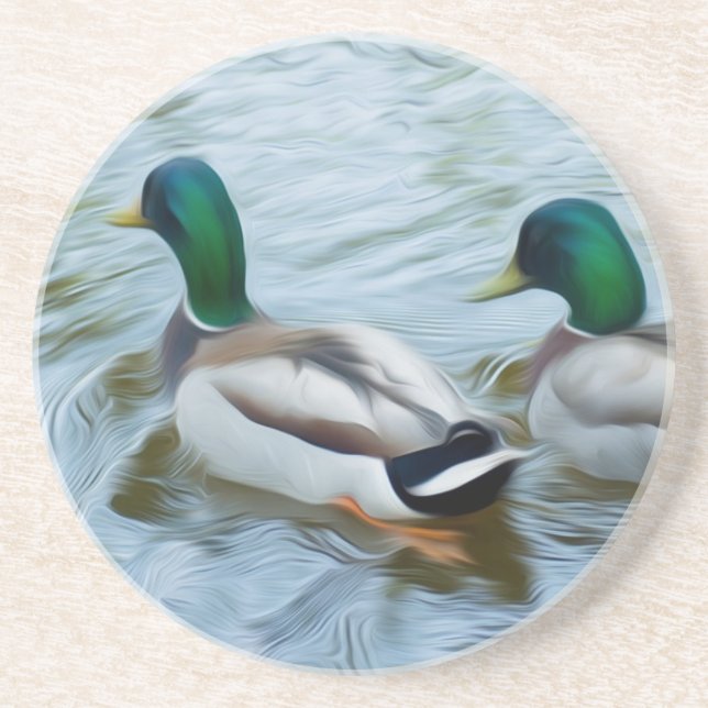 Mallard Ducks Untersetzer (Vorne)