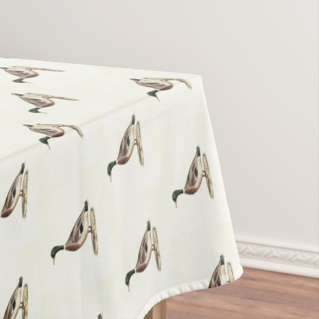 Mallard oder Wilde Ente (Anas platyrhynchos) Tischdecke (Beispiel)