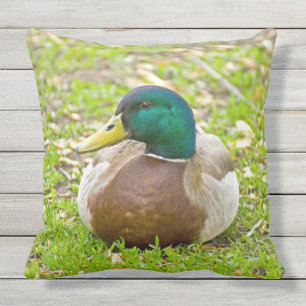 Mallard the Duck Kissen Für Draußen
