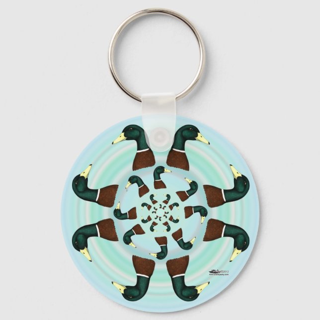 Mallards Galore! Schlüsselanhänger (Vorderseite)