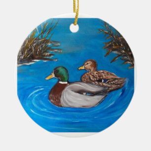 Mallards Keramik Ornament