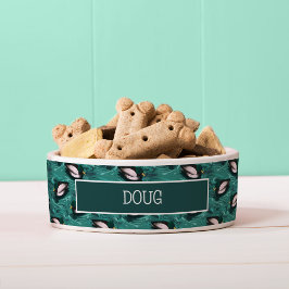 Mallards Schwimmen im Wassermuster Napf