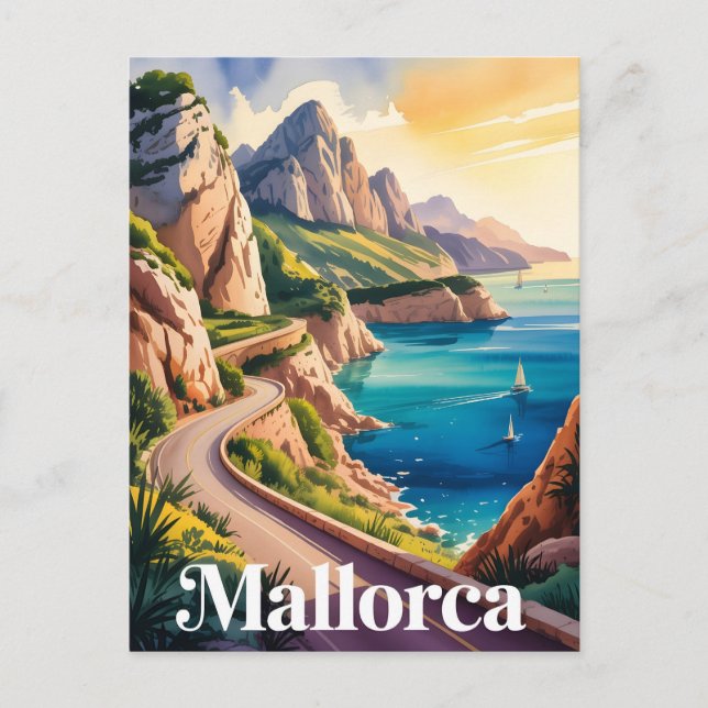 Mallorca Art Postkarte (Vorderseite)