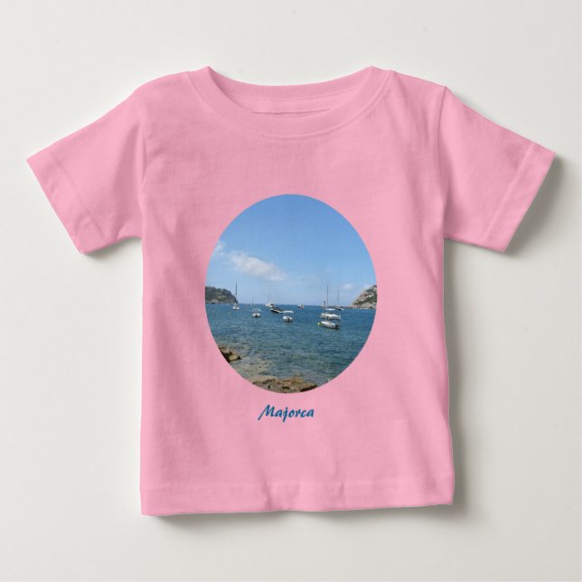 Mallorca Baby T-shirt (Vorderseite)