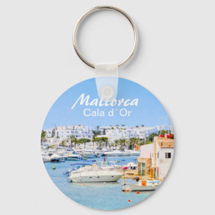 Mallorca Cala d`Or Souvenir Keychain Schlüsselanhänger