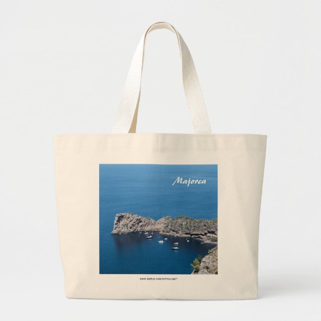 Mallorca Canvas Bags Jumbo Stoffbeutel (Vorne)