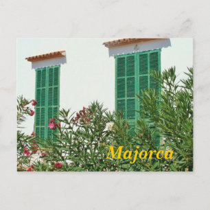 Mallorca Green Windows Postkarte