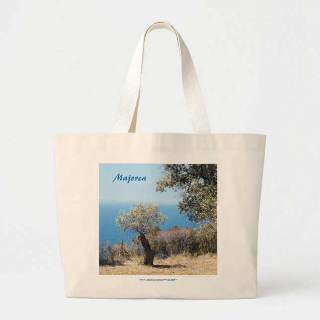 Mallorca Jumbo Stoffbeutel (Vorne)