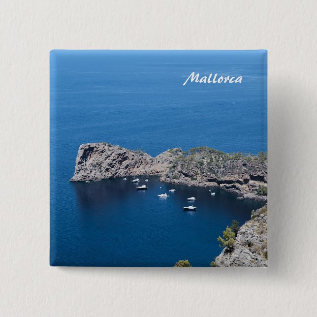 Mallorca-Knopf Button (Vorderseite)