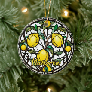 Mallorca Lemon Tree Keramik Ornament