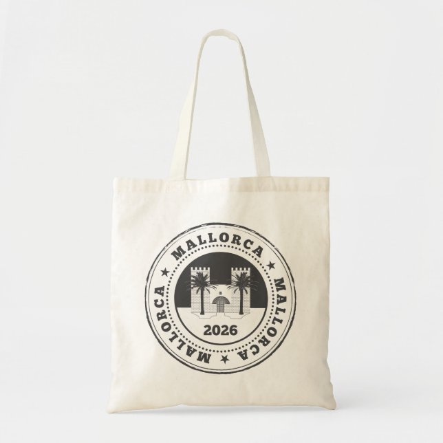 Mallorca Logo 2 Tüte Tragetasche (Vorne)