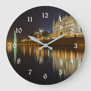 Mallorca, Palma de Mallorca, scenic photograph Große Wanduhr