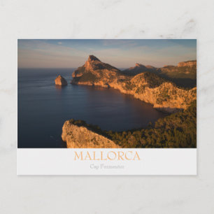 Mallorca - Postkarte für den Cap Formentor mit Tex
