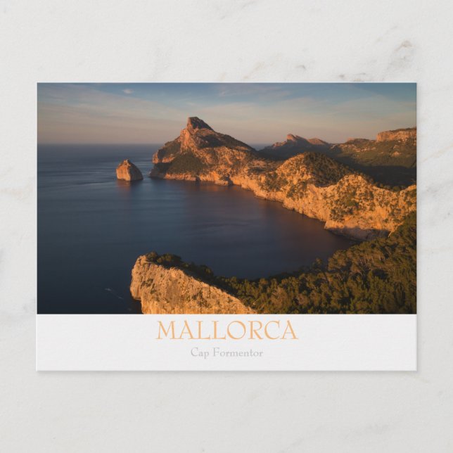 Mallorca - Postkarte für den Cap Formentor mit Tex (Vorderseite)