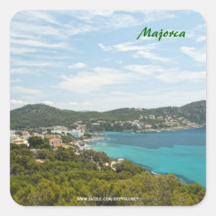 Mallorca Quadratischer Aufkleber