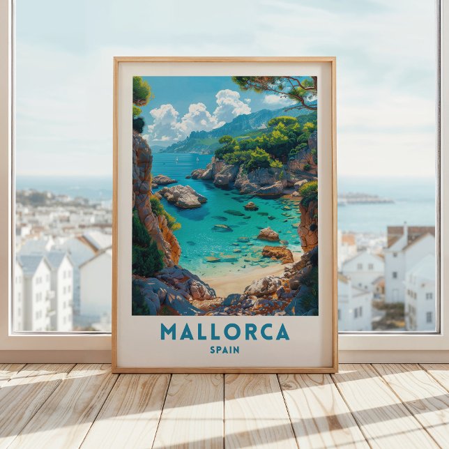 Mallorca Reiseplaner Spanien Kunst, Dichtung und M Poster (Von Creator hochgeladen)