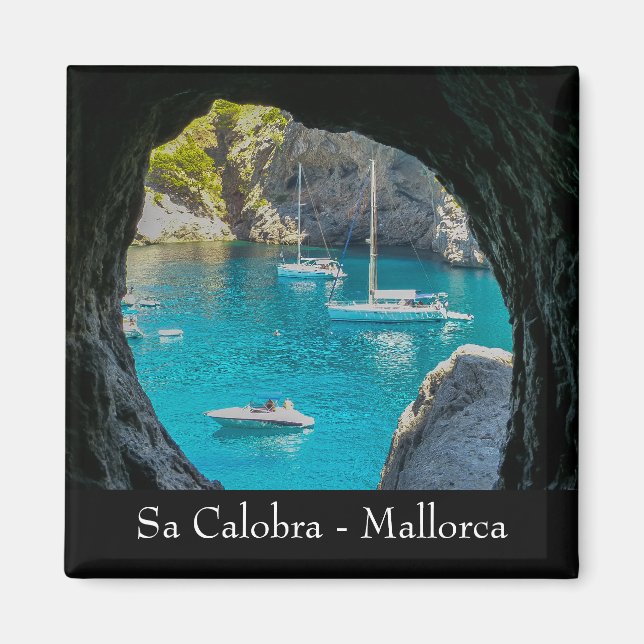 Mallorca Sa Calobra Bay Souvenir Magnet (Vorne)