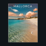 Mallorca, Spanien Beach Travel Postkarte<br><div class="desc">Mallorca,  Spanien Beach Travel</div>