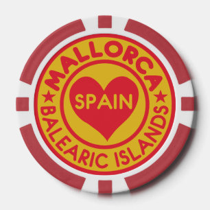 Mallorca Spanien Poker Chips