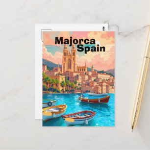 Mallorca Spanien Reise Postkarten Kunst, Spanien R