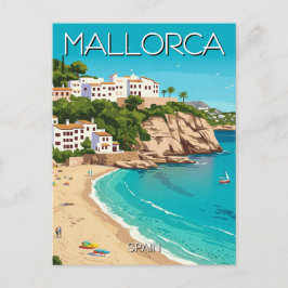Mallorca Spanien Reisen Vintag Postkarte