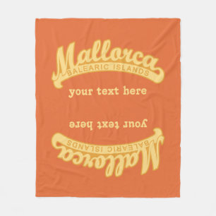 MALLORCA Spanien Ton- und Farbtücher Fleecedecke