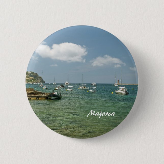 Mallorca Stecknadel Button (Vorderseite)
