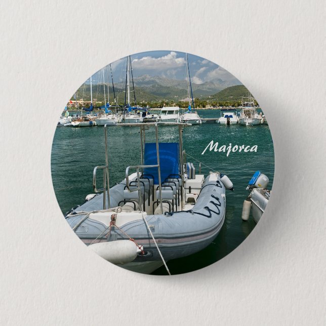 Mallorca Stecknadel Button (Vorderseite)