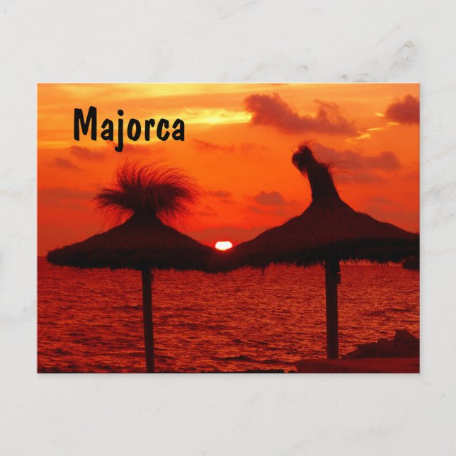 Mallorca Sunset - Postkarte (Vorderseite)