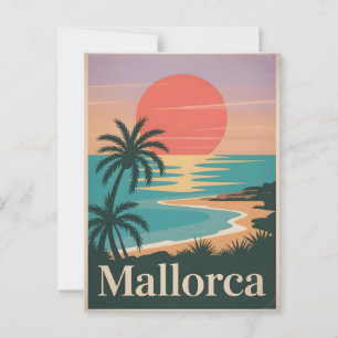 Mallorca Vintag Postkarte