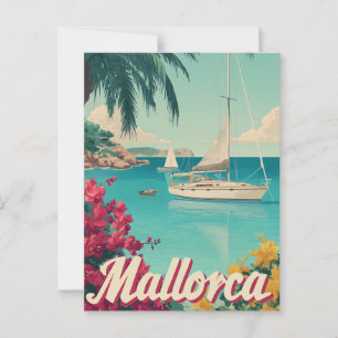 Mallorca Vintage Postkarte