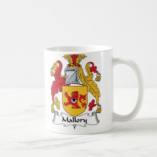 Mallory Familienwappen Kaffeetasse (Rechts)