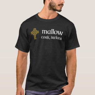 Mallow Cork Celtic Cross Irland Gaelic & Hurling T-Shirt
