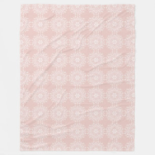 Mallow Mandala Fleecedecke