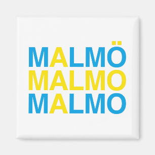 MALMO Schwedische Flagge Magnet