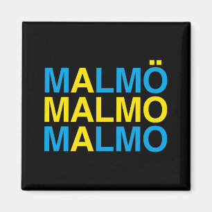 MALMO Schwedische Flagge Magnet