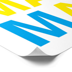 MALMO Schwedische Flagge Poster