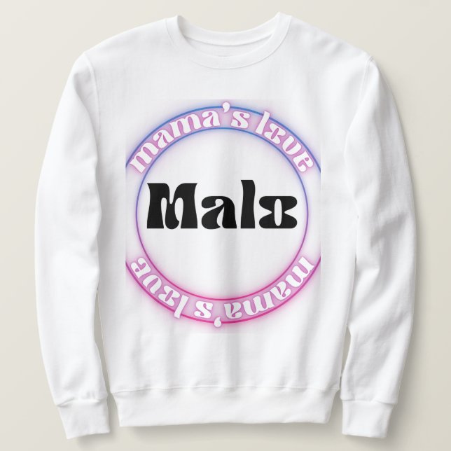 Malo Round Neon Sweatshirt (Design vorne)