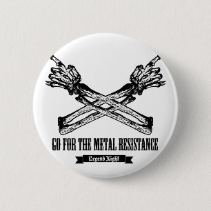 Maloik Knochen (schwarzes ver.) Button