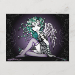 Malory Niedlich Littoo Angel Postcard Postkarte