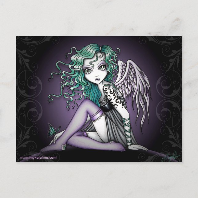 Malory Niedlich Littoo Angel Postcard Postkarte (Vorderseite)