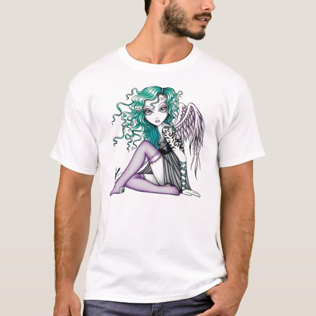 Malory scherzt violetter T-Shirt (Vorderseite)