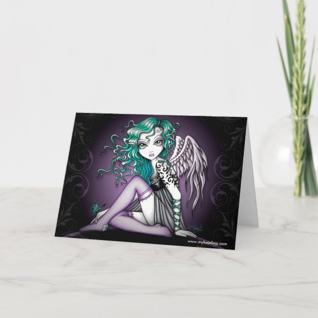 Malory Violet Tattoo Angel Card Karte (Vorderseite)