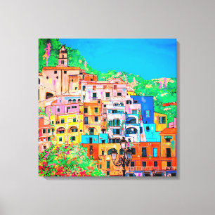 Malownicze Amalfi Coast Włochy Morze Śródziemne Kl Leinwanddruck