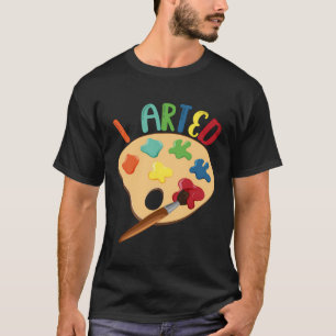 Malpinsel zum Anmalen von Acrylfarben T-Shirt