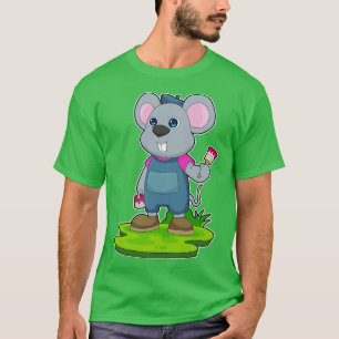 Malpinsel zum Zeichnen von Maus T-Shirt