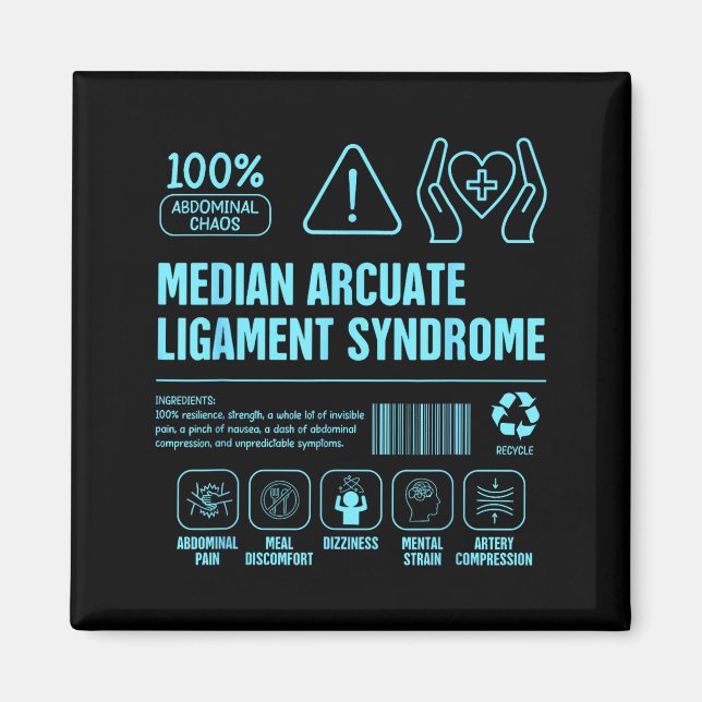 Mals-Bewusstsein Median Arcuate Ligament Syndrom Magnet (Vorne)