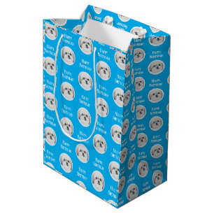 Malshi Blau Mittlere Geschenktüte